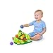 Bright Starts Poppin' Ball Frog Ball Play Toy, Launching, Bouncing & Ramp Racer Toy, Crawl and Chase, Unisex, 6 Months+