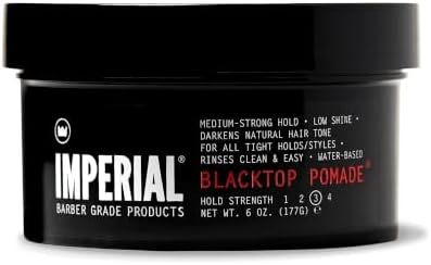 Imperial Barber Grade Products | Blacktop Pomade, 6 oz