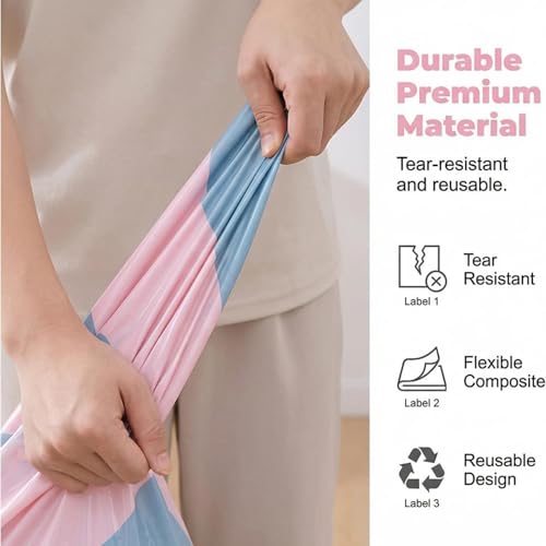 Bolsas de vacío para ropa con sistema de compresión manual libre de bomba 6