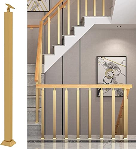 Rampe d'escalier noire en métal carré pour marches intérieures et terrasse