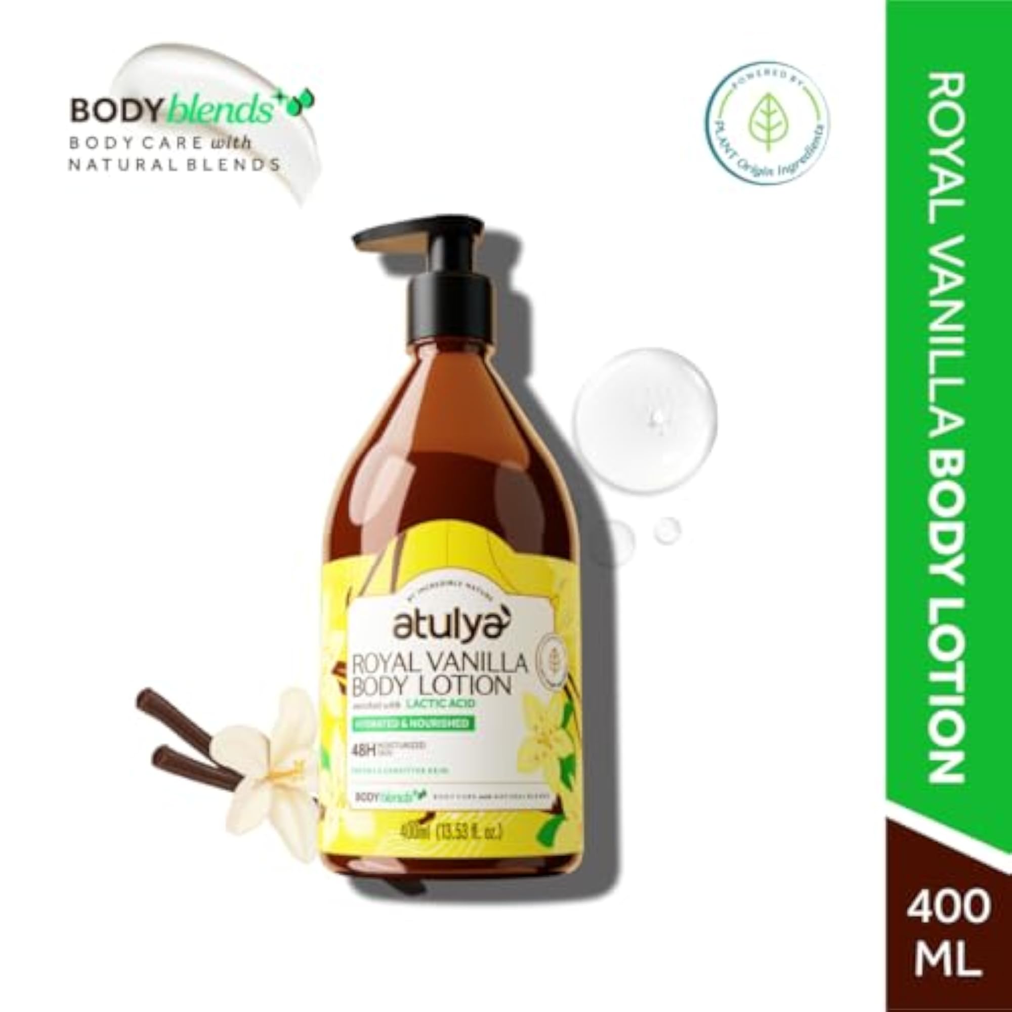 Royal Vanilla Body Lotion 400ml, Nourishing Formula