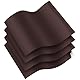 Vicloon Kunstleder selbstklebend,3 Stück Leder Reparatur Patch 19X14cm,Verschleißfest und Kratzfest Leder Patch für Couch Autositz Sofa Möbel Leder Reparatur, Leder Renovierung（Dunkelbraun