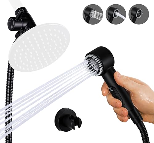 3 Mode Dog Shower Attachment, High Pressure Handheld Sprayer with