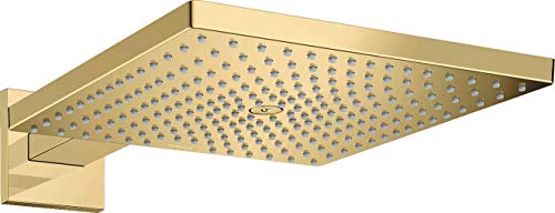 hansgrohe Duschkopf Raindance E 300 Regendusche (Kopfbrause für Wandanschluss) Polished Gold Optic