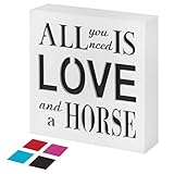 KAUZA Horse Gifts Decor Kitchen Signs Home Accessories