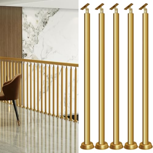 Kit de balustres d'escalier en métal au design épuré pour intérieur