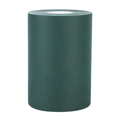 TANIQIACA Artificial Turf Tape, 150mm x 10m Self Adhesive Lawn Tape, Non Woven Fabric Material, Strong Adhesion, Easy to Use, Eco Friendly, Outstanding for Joining Artificial Grass and (Green)