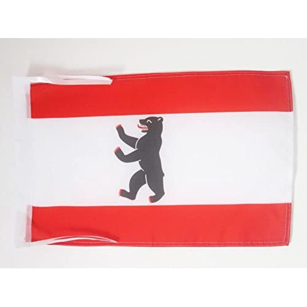 AZ FLAG Bandera de la Ciudad DE Barcelona 45x30cm - BANDERINA BARCELONESA 30 x 45 cm cordeles — view 21