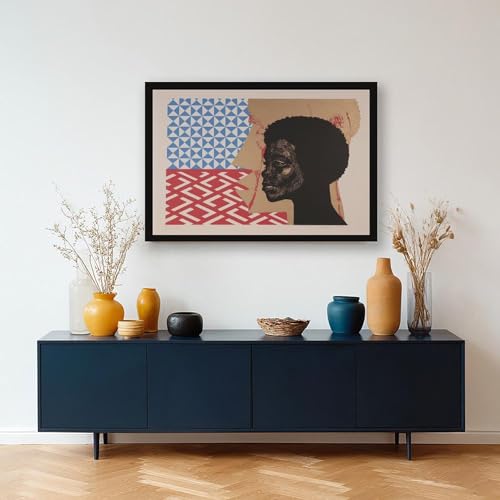 Elizabeth Catlett Roots impression giclée toile cadre suspendu - 5