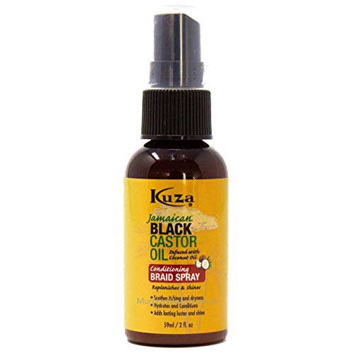 Kuza Jamaican Black Castor Oil Conditioning BRAID SPRAY 2oz /59ml