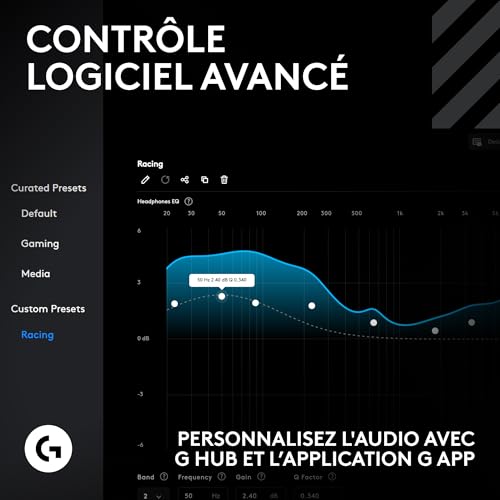 Logitech G Astro A50 X LIGHTSPEED McLaren Edition casque gaming sans fil + station d’accueil PRO G GRAPHENE PLAYSYNC Xbox Series X| + PS5 + PCMac Bluetooth dispositif de relais HDMI 2.1 Papaya - vue 10