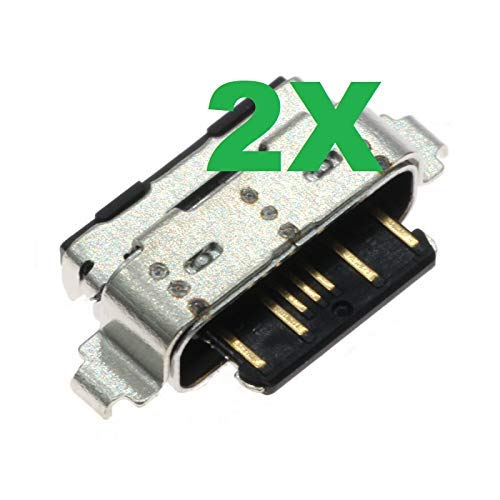 ePartSolution 2X USB Charger Charging Port Dock Connector Type C Replacement for Nokia 3.1 Plus TA-1124 USA (2pcs)