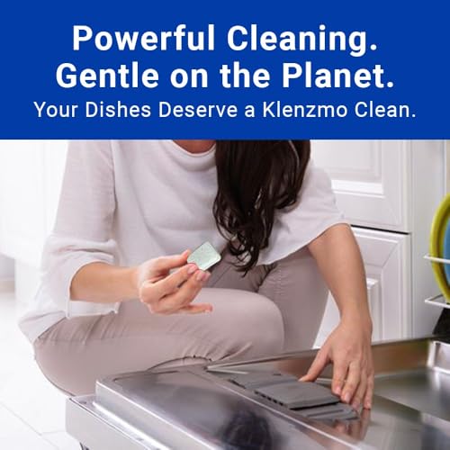 Image of Klenzmo All-in-One Dishwasher Tablets - 30 Count | Powerful cleaning with residue-free shine. Biodegradable, phosphate-free & safe for all dishwashers.