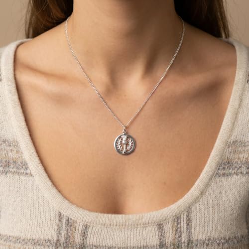 Collier chardon écossais en argent 925 Alexander Castle