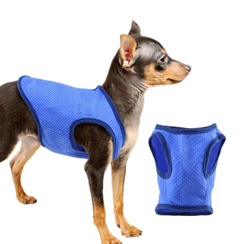 Kühlweste für Hunde – Reflektierende Kühljacke für Haustiere, verstellbarer Kühlmantel für Hunde | Leichte und bequeme hautfreundliche Hundeweste, atmungsaktives Hundekühlshirt, sommerliche kühlende H