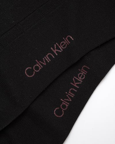 Calvin Klein Mens Dress Socks - 2 Pairs Egyptian Cotton Blend Comfort Stay Up Cuff Crew Socks for Men (7-12)4