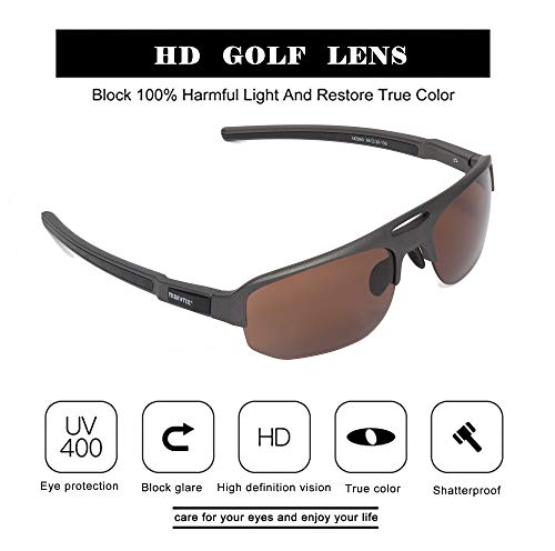 Image of maivnz Golf Sunglasses for Men Women, Golf Ball Finder Glasses, UV400