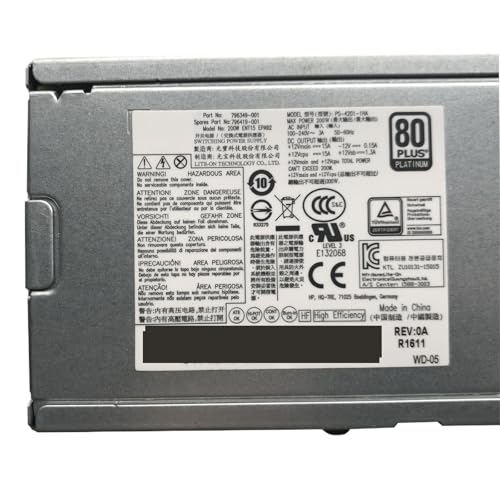 Alimentation 796349-001 200W PC ProDesk 800 G2 SFF
