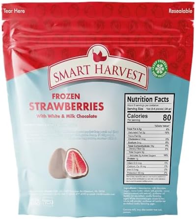 Smart Harvest FROZEN Chocolate Covered Strawberries 8oz