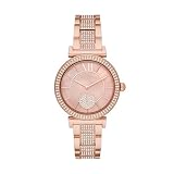 Michael Kors Abbey Three-Hand Rose Gold-Tone Stainless Steel Women's Watch (Model: MK4617)