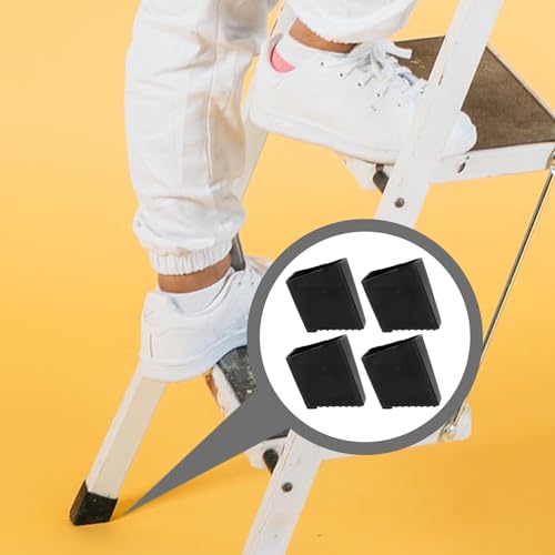 Leiterfüße Leiterschuhe Schutzkappen Für Leitern: 4Stücke Haushaltsleiter Füße Fußkappen Leiterschuhe Möbelsocken rutschfeste Füße für Leitern Aluleiter Malerleiter Ersatzteile