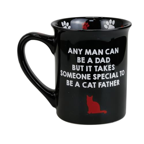Vaso de café Our Name is Mud The Cat Father 16 oz negro miniatura 2