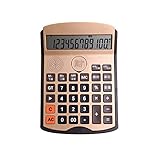 calculadora voz online gratis La pantalla LED de 12 dígitos, pantalla grande de alta calidad, la fuente de la pantalla de un vistazo cuando se usa la calculadora.