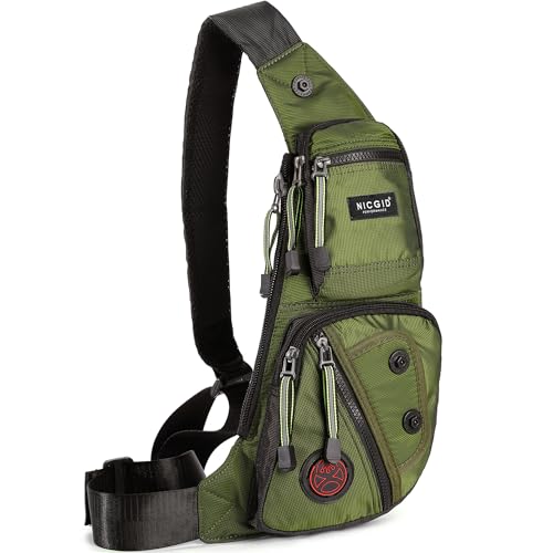 NICGID Sling Bag Chest Shoulder Backpack Crossbody Bags Casual Daypack for Men Women