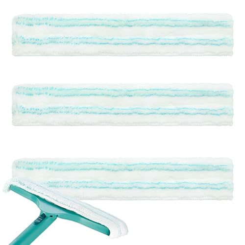 Window Wiper Replacement Cover Window Cleaner Replacement Cover Microfibre Replacement Cover Mop Cloth Cover Wide Streak-free Window Cleaning Compatible with Leifheit Window Wiper