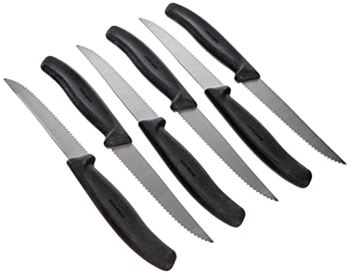 image for Victorinox Table Set Swiss Classic with Steak Knives 24 Pieces in Blac