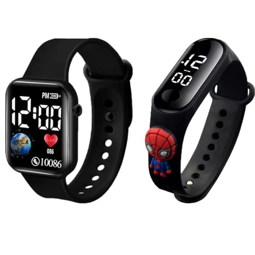 GOLDENIZE FASHION Stylish Waterproof Kids Digital Date and...