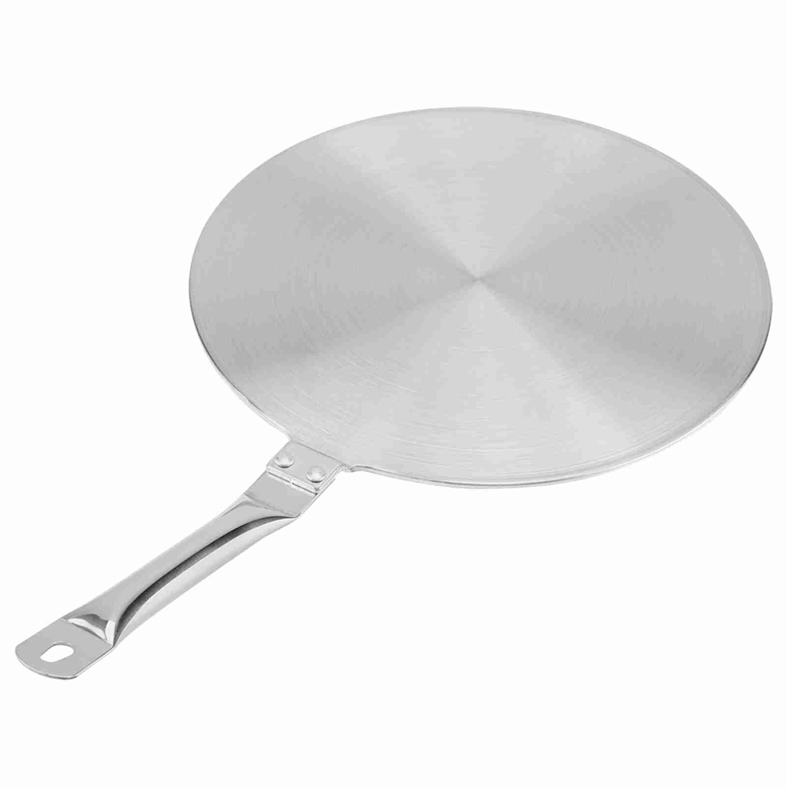 Piastra diffusore di calore per piani cottura a gas e a induzione – Convertitore di calore in acciaio inossidabile per una cottura uniforme, compatibile con pentole non a (24 cm)