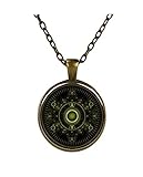 Sandsack Geschenk Metatron Magic Circle – Bronze Ton Foto Glas Kuppel Halskette Anhänger Geschenk