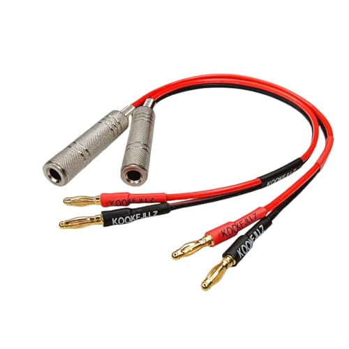 Lot de 2 fiches TS femelle pour relier vos enceintes de salon et amplificateurs