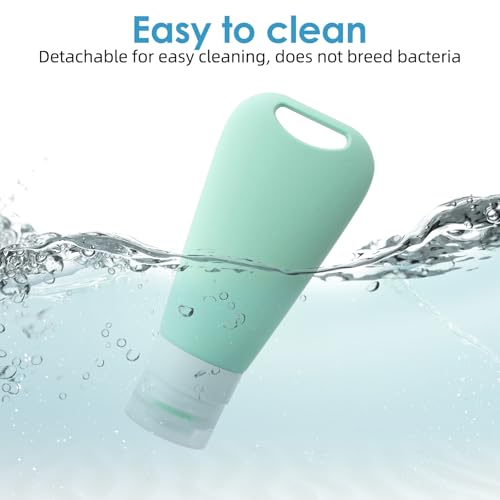 4 Stück Multifunktionale Silikon-Futterrohre für Hunde – Leicht, Tragbar, BPA-frei, 90 ml Kapazität pro Tube, Ideal für Snacks und Flüssigkeiten, 4 Farben (Hellblau, Himmelblau, Grasgrün, Ingwer-Gelb)