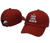 QOHNK I Feel Like Pablo Fashion Golf Cap Dad Hat Sun Cotton Women and Men Baseball Cap Hats Wine Red