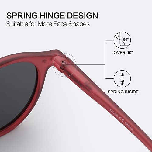 Image of ZENOTTIC Polarized Round Sunglasses, Stylish Sunglasses for Men and Women Retro Classic, Multi-Style Selection