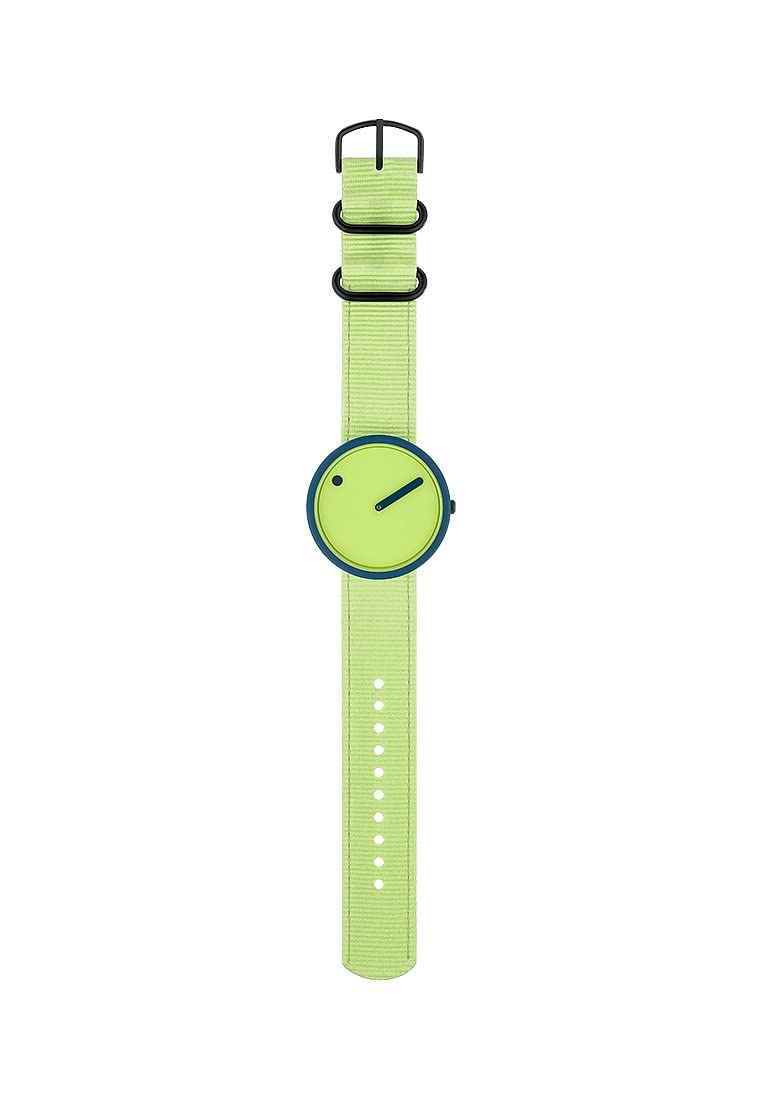 Picto Reloj analógico unisex de cuarzo 32020961, verde claro, talla única, Correa