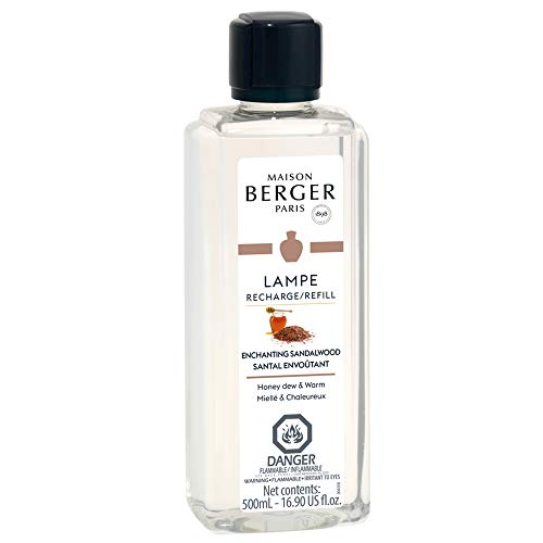 MAISON BERGER Enchanting Sandalwood Lampe Berger Refill for Home Fragrance Oil Diffuser, 16.9