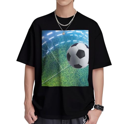 T-shirt football femme ample en coton fini les vêtements serrés