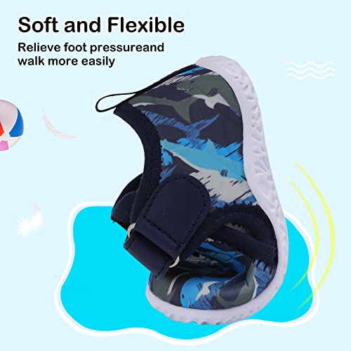 Besroad Toddler Kids Sneakers Boys Girls Cute Casual Walking Shoes Non-Slip Shark 7-7.5 Toddler #TOP3