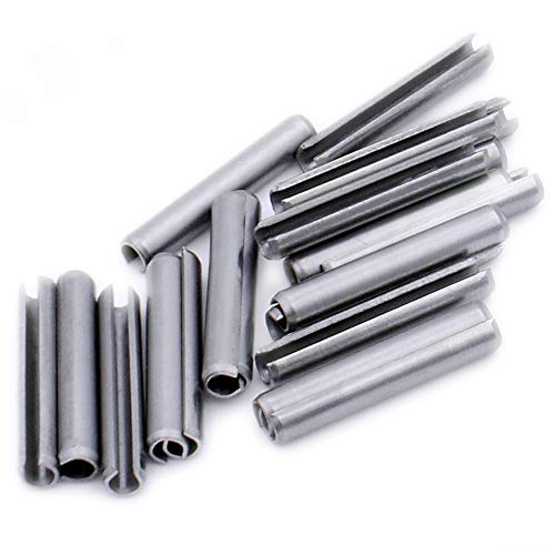 Image of D2 (2mm x 16mm) Slotted Spring Pin (Heavy) - Stainless Steel (A1) (Pack of 20)