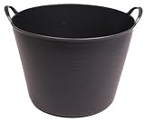 Fabricado en plastico flexble Plastiken - Capazo 42 l. negro