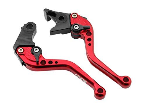 Mzs BONNEVILLE T120 LEVERS Red Motorcycle Brake Clutch Levers Short Compatible With Trident 660 | Street Twin/Cup/Scrambler/Triple S/Triple R thumb #7