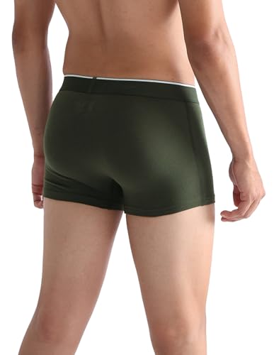 Image of U.S. Polo ASSN. Mens ET004 Anti Microbial Cotton Stretch Essential Underwear Trunk -Pack of 2