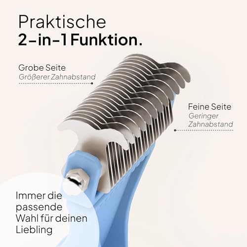 Pretty Paw Katzenbürste für Kurzhaar und Langhaar mit Massageeffekt – Ansicht 6