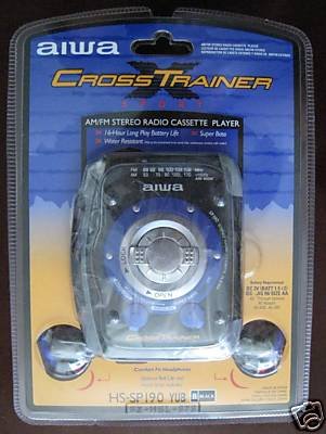 Aiwa Cross Trainer Am/fm Stereo Radio Cassette Player HS-SP190