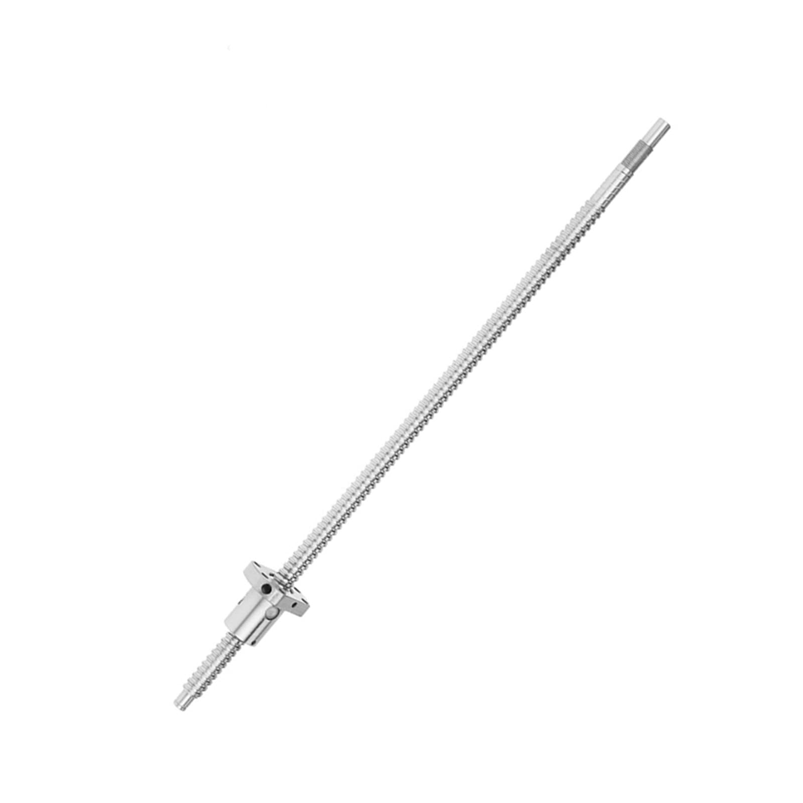 Tornillo De Bola Husillo Rothread 12 Mm 400 Mm Bola Esférica Con Contratuerca Sin Soportes Laterales Para Maquinaria Industrial