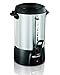 Proctor Silex Commercial 45060R Coffee Urn 60 Cup Aluminum, One Hand Dispensing, Coffee Level Indicator, 16.93