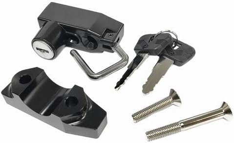 Optimum(オプティマム) バイク セキュリティ ヘルメットロック ヘルメットホルダー ハンドルバークランプタイプ ブラック